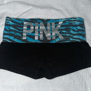 Gemstone foldover shorts